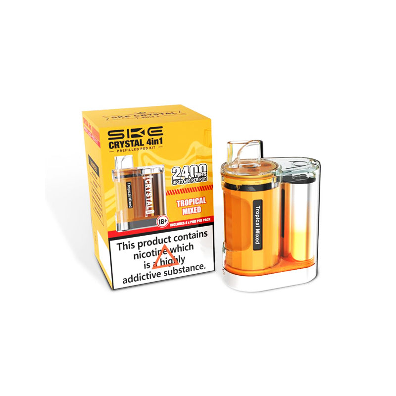 SKE Crystal 4 in 1 2400 Prefilled Pod Vape Kit