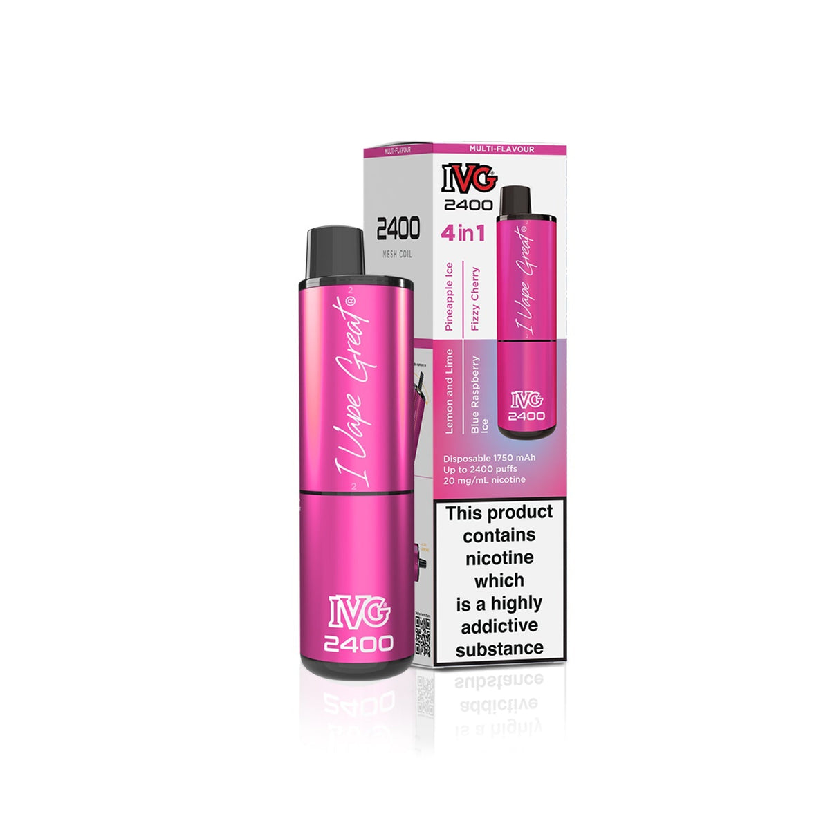 IVG 2400 4 in 1 Multi Flavour Special Edition Vaporizers & Electronic Cigarettes IVG   