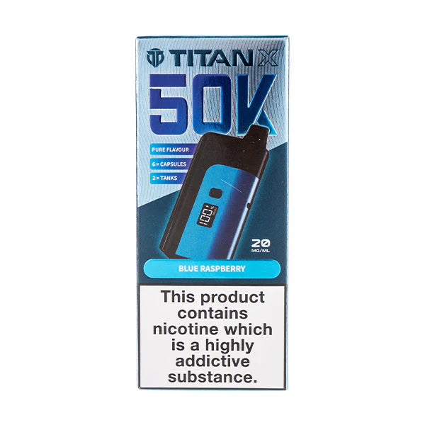 Titan X 50k Prefilled Vape Kit 20mg Rechargeable Vape Kit