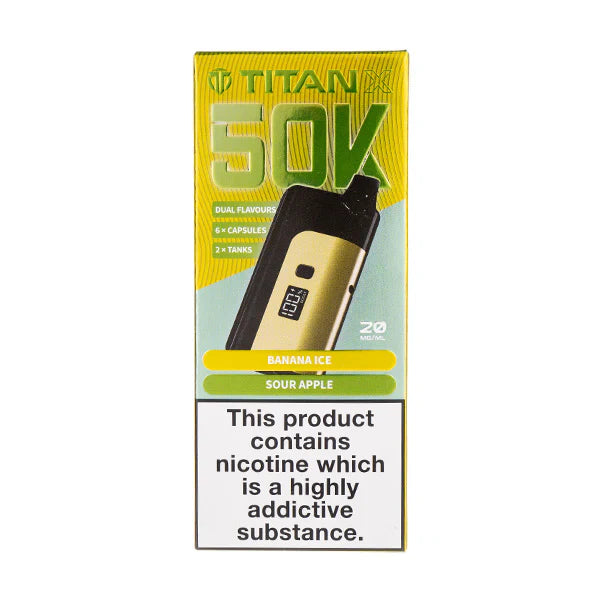 Titan X 50k Prefilled Vape Kit 20mg Rechargeable Vape Kit