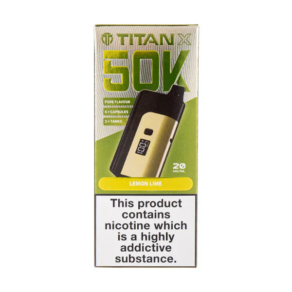 Titan X 50k Prefilled Vape Kit 20mg Rechargeable Vape Kit