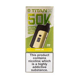Titan X 50k Prefilled Vape Kit 20mg Rechargeable Vape Kit