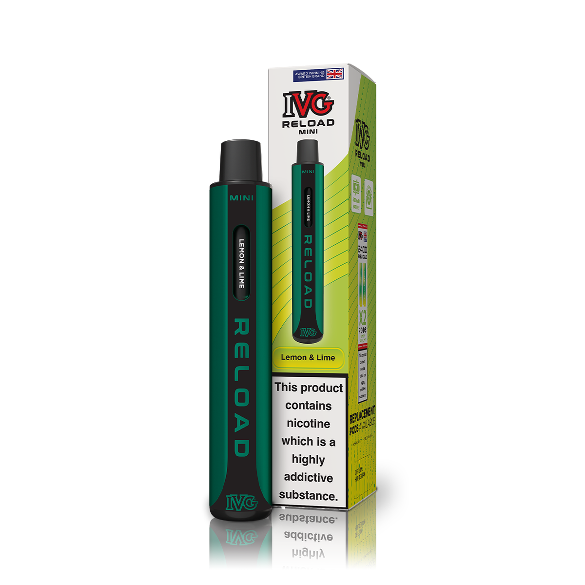 IVG Reload Mini Lemon & Lime Starter Kit IVG