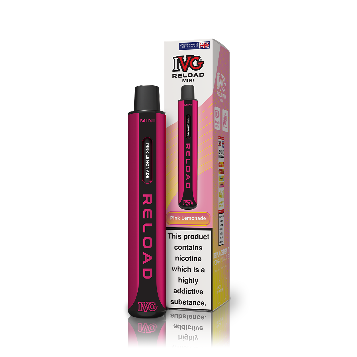 IVG Reload Mini Pink Lemonade Starter Kit IVG