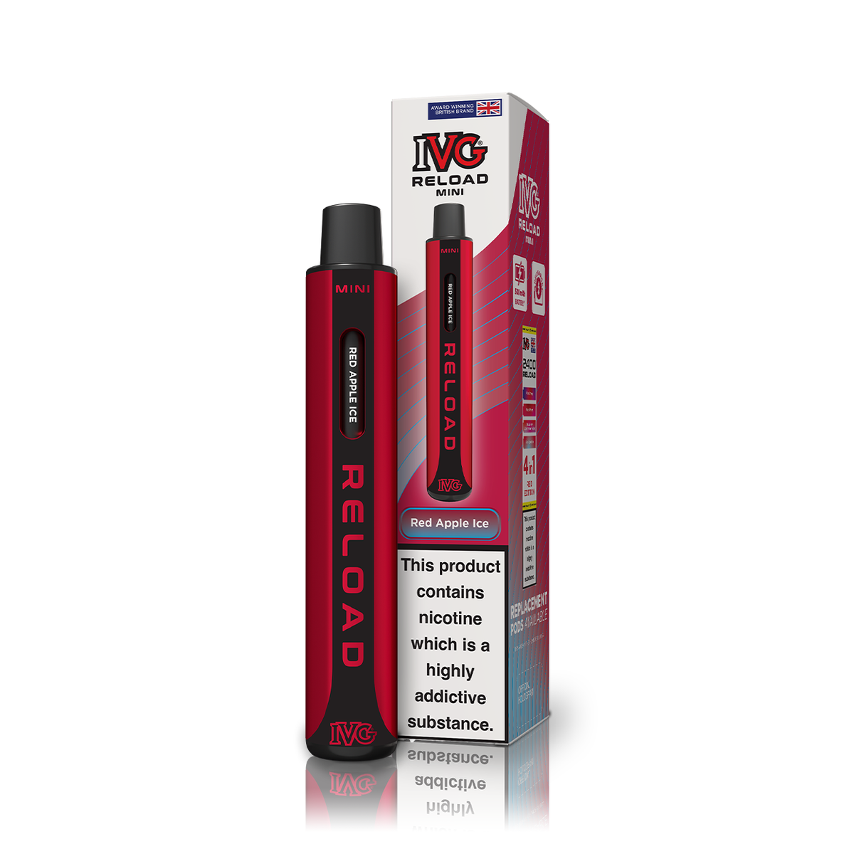 IVG Reload Mini Red Apple Ice Starter Kit IVG