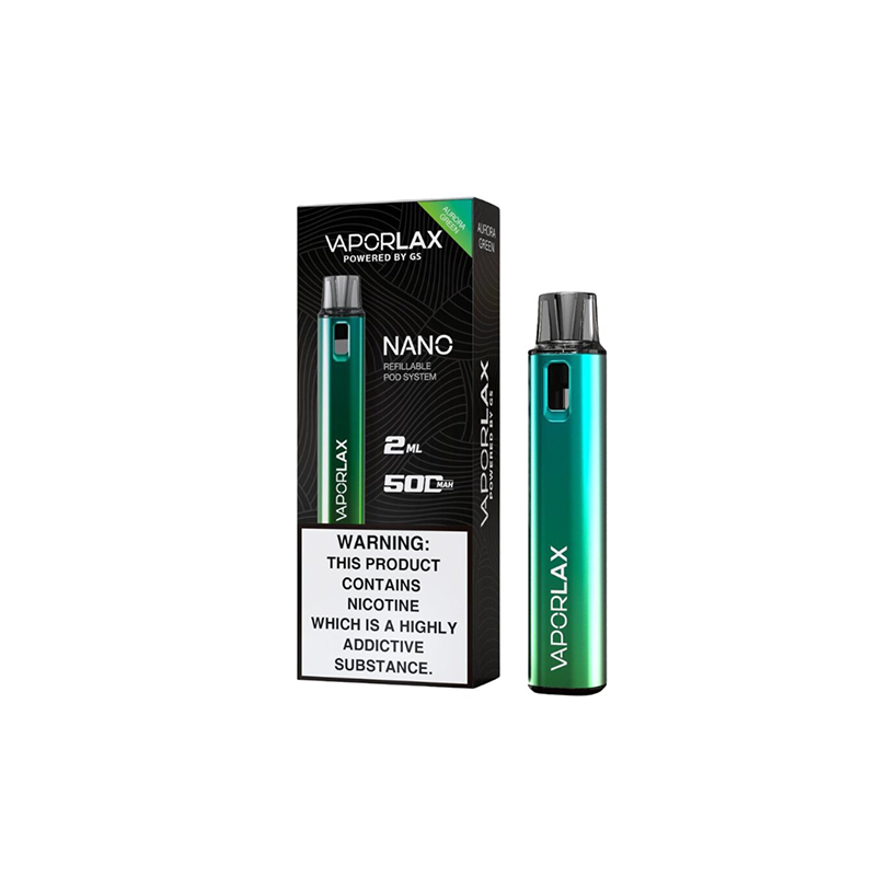 Vaporlax Nano Refillable 500mAh Pod Vape Kit