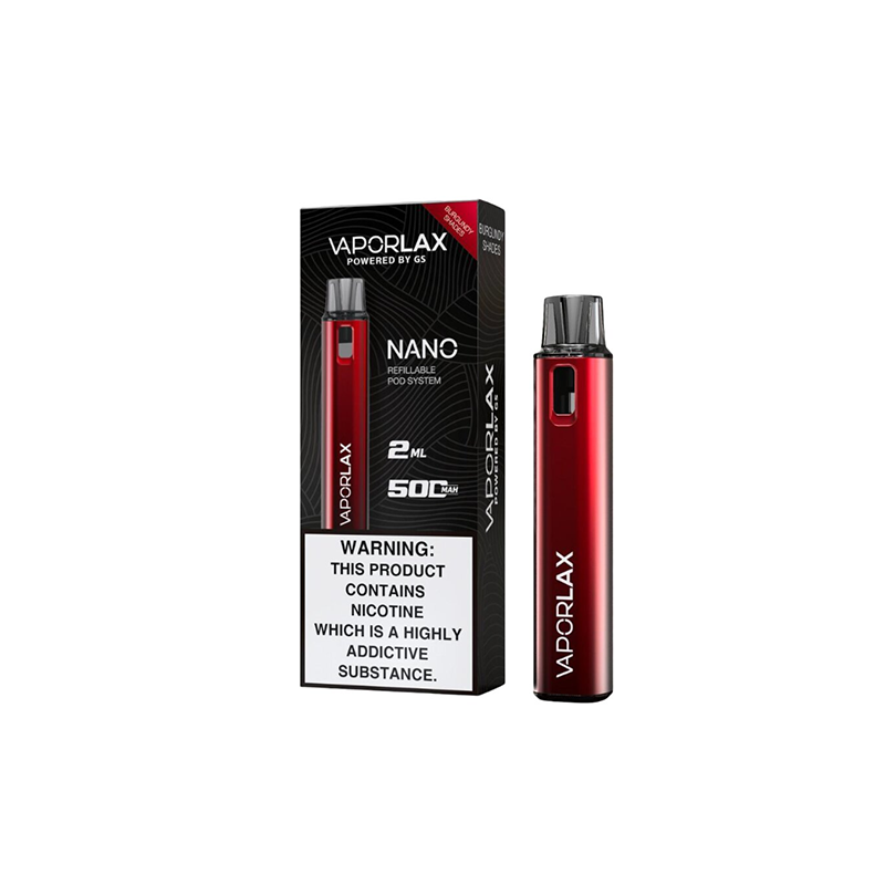 Vaporlax Nano Refillable 500mAh Pod Vape Kit
