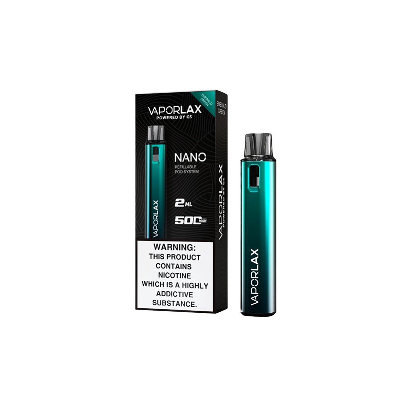 Vaporlax Nano Refillable 500mAh Pod Vape Kit