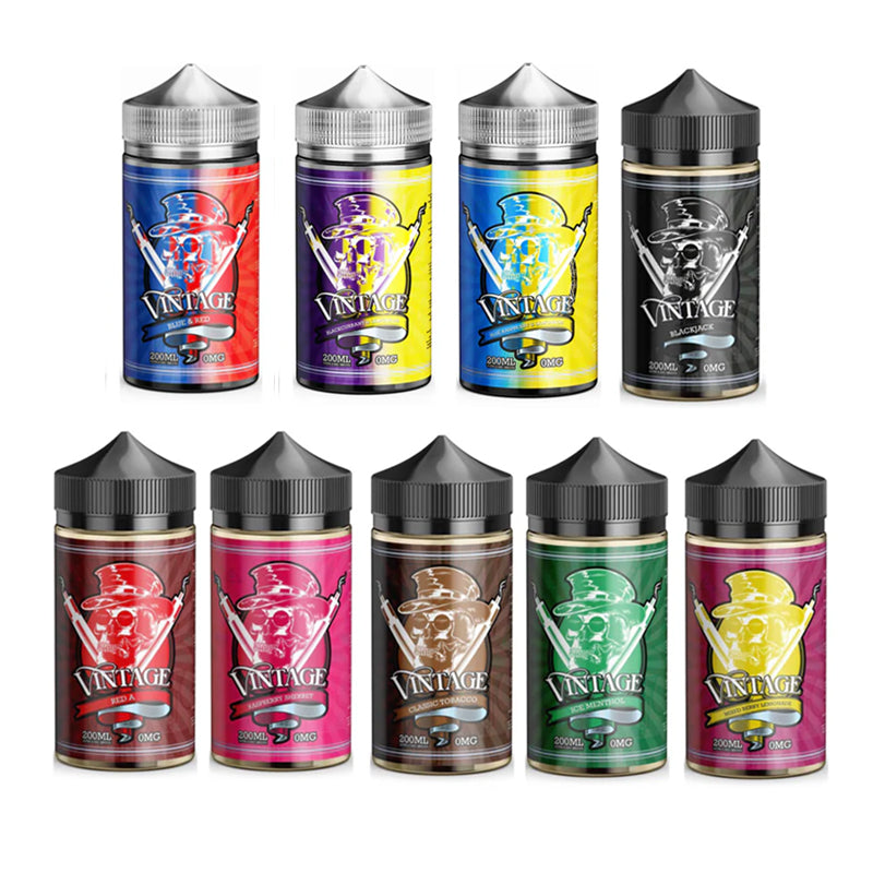 Vintage 200ml Shortfill E-Liquid