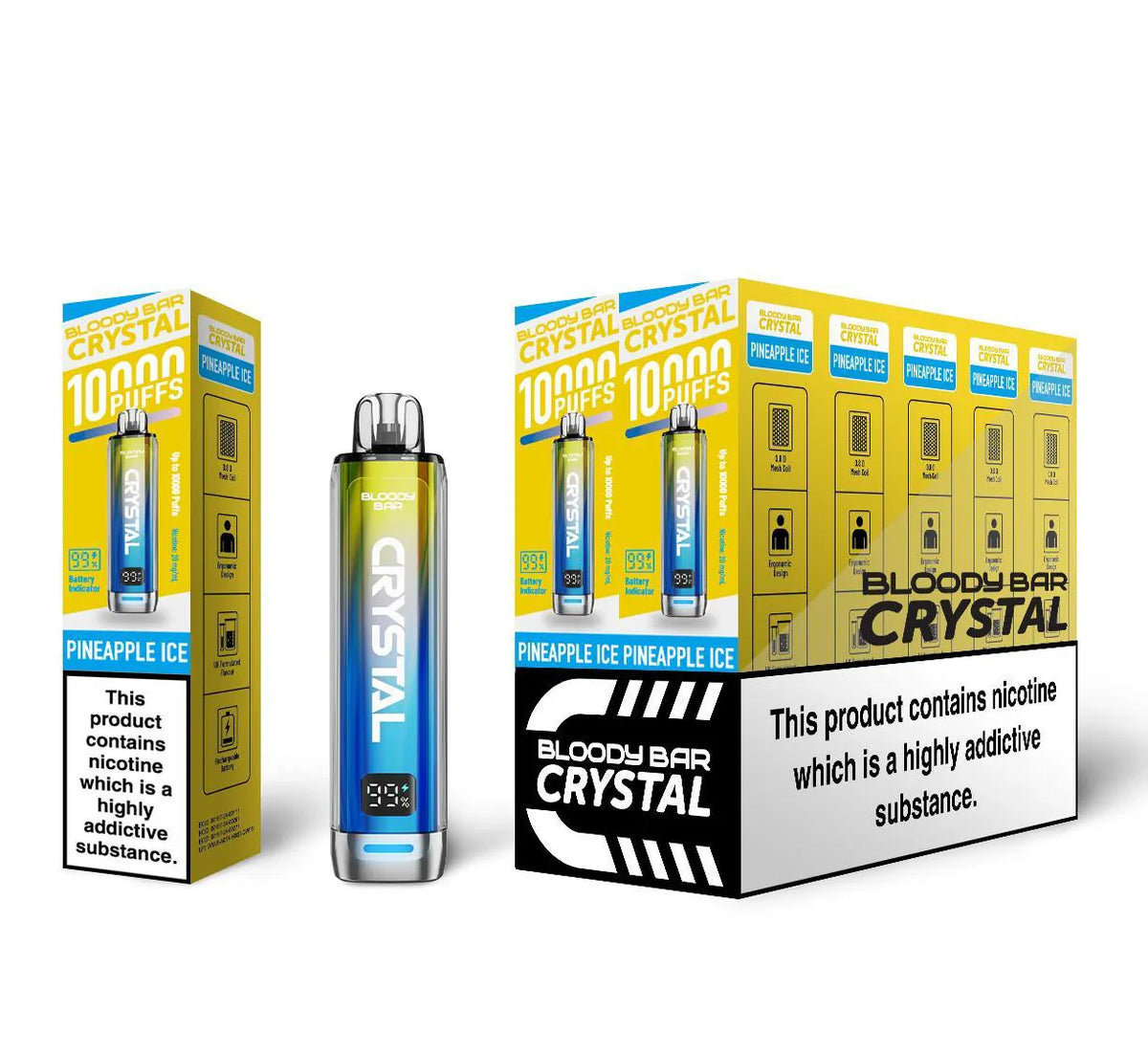 Bloody Bar Crystal 10000 Prefilled Vape Kit 10K Puffs 20mg