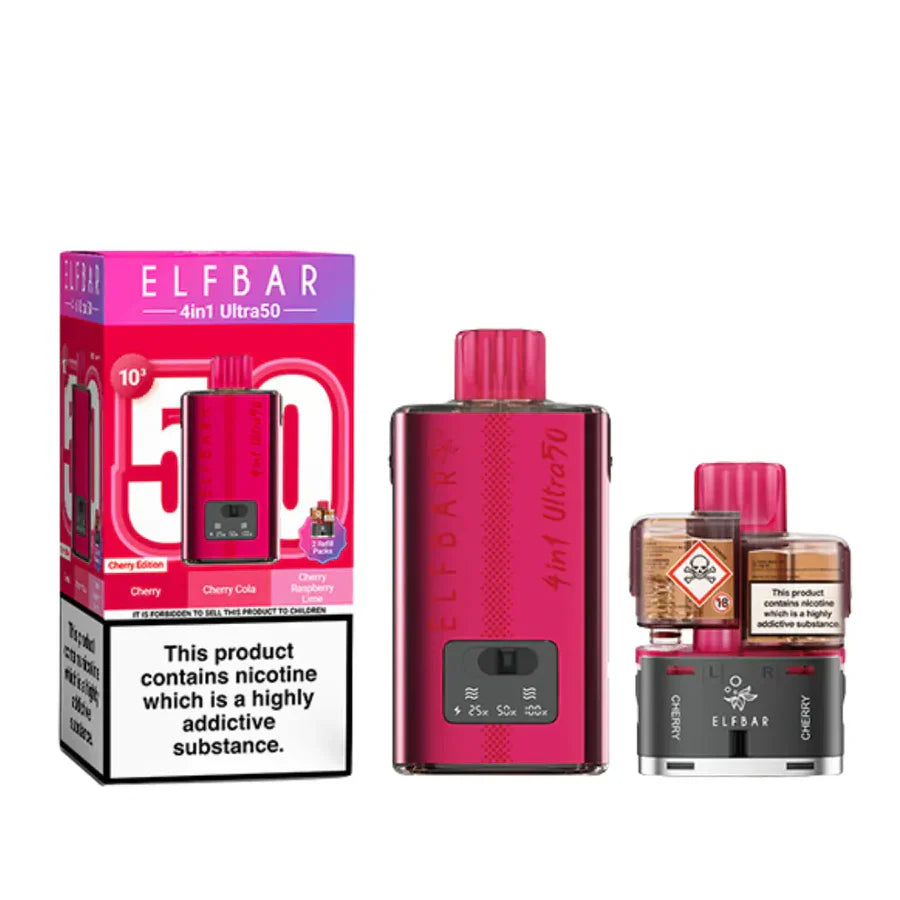 Elf Bar 4 in 1 Ultra 50 Vape Kit 50K Puffs 20mg