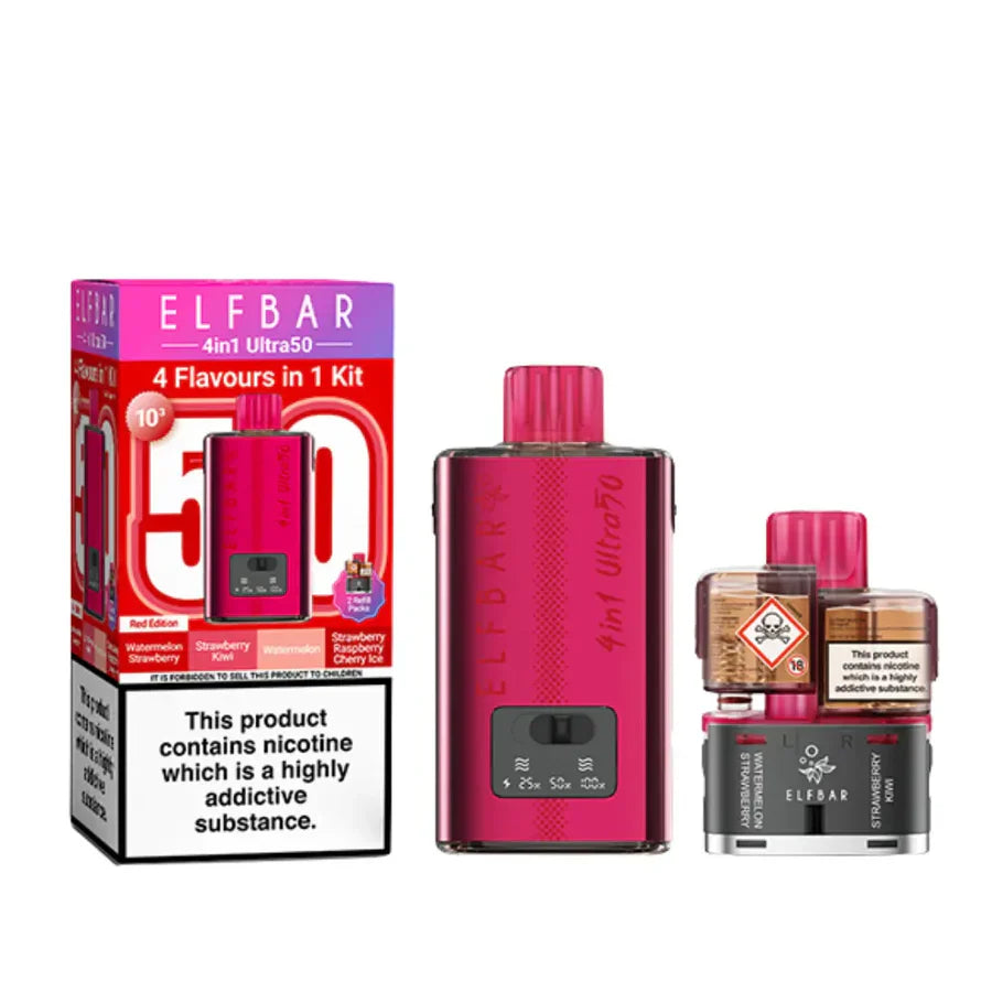 Elf Bar 4 in 1 Ultra 50 Vape Kit 50K Puffs 20mg