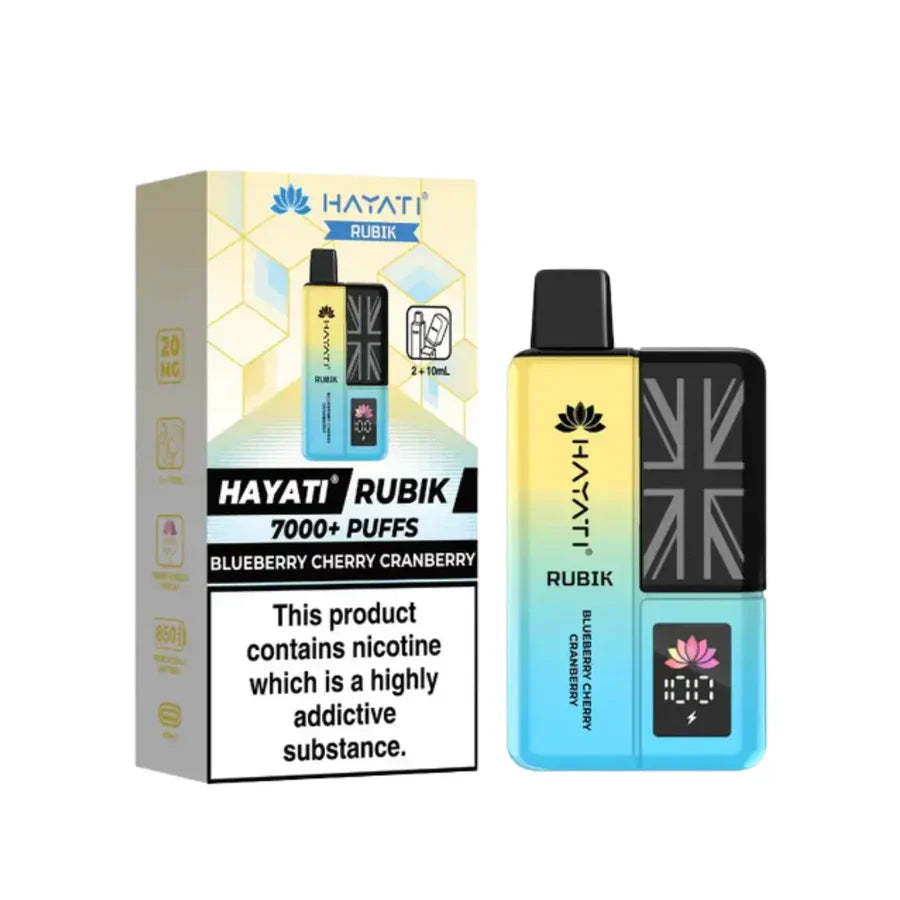 Hayati Rubik 7000 Prefilled Vape Kit 7K Puffs 20mg