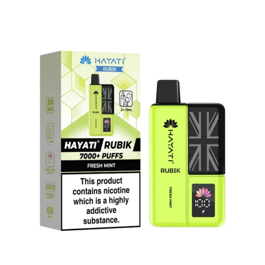 Hayati Rubik 7000 Prefilled Vape Kit 7K Puffs 20mg
