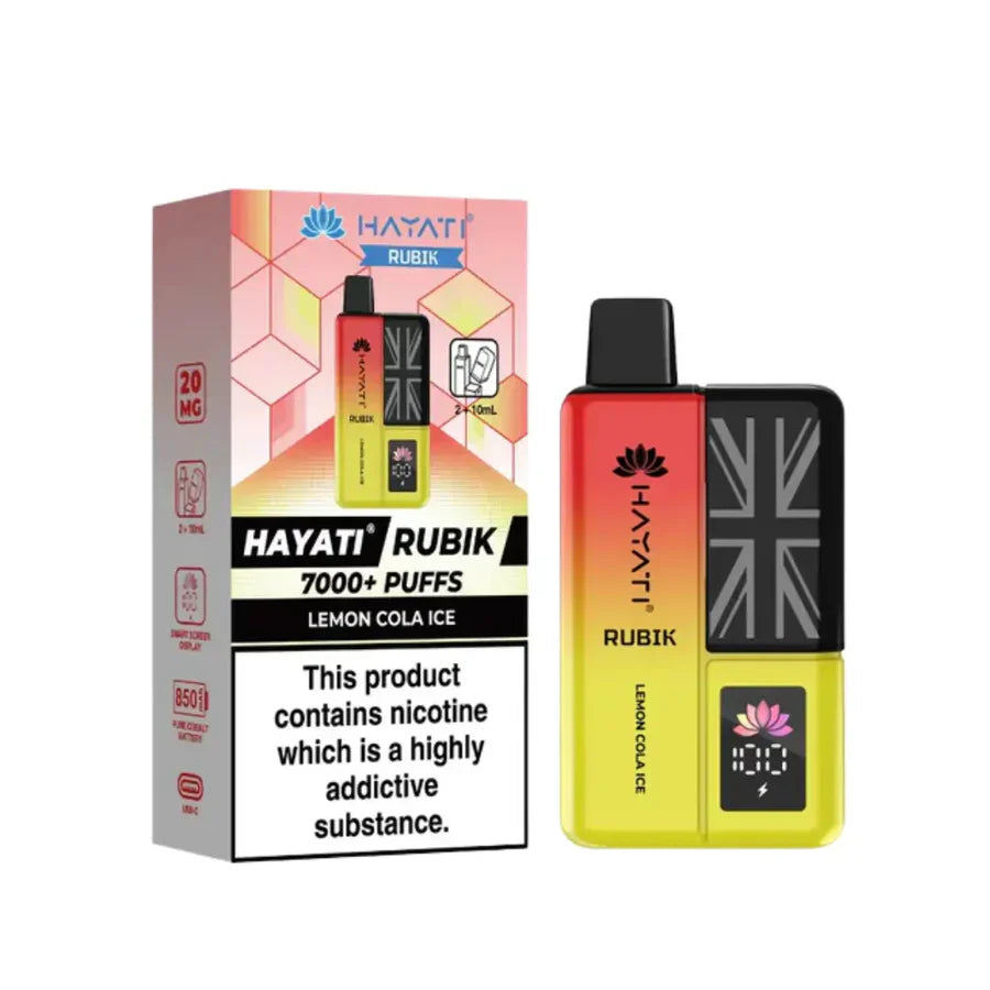 Hayati Rubik 7000 Prefilled Vape Kit 7K Puffs 20mg