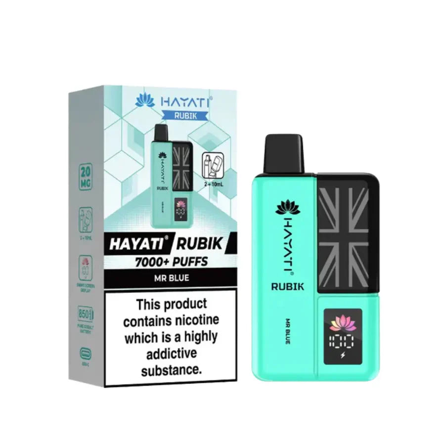 Hayati Rubik 7000 Prefilled Vape Kit 7K Puffs 20mg