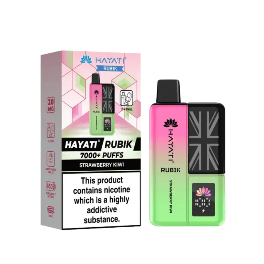 Hayati Rubik 7000 Prefilled Vape Kit 7K Puffs 20mg
