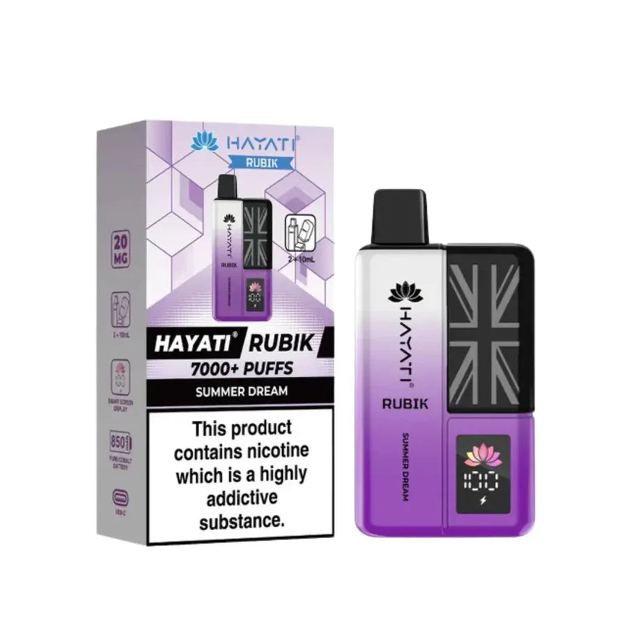 Hayati Rubik 7000 Prefilled Vape Kit 7K Puffs 20mg