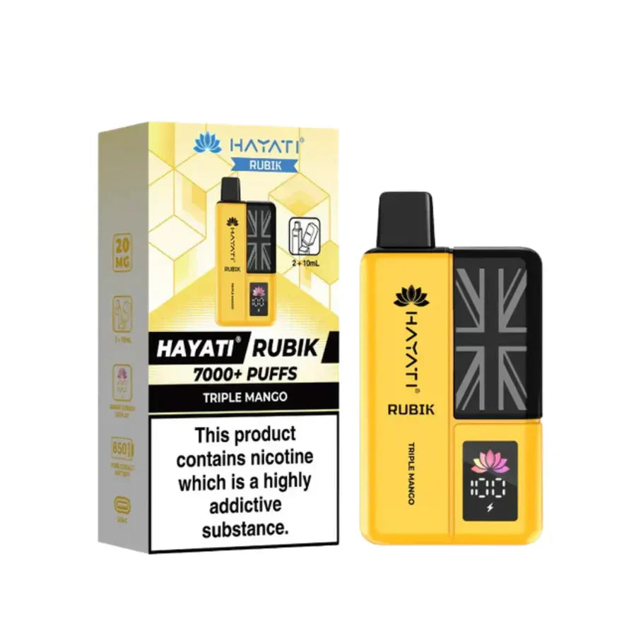 Hayati Rubik 7000 Prefilled Vape Kit 7K Puffs 20mg