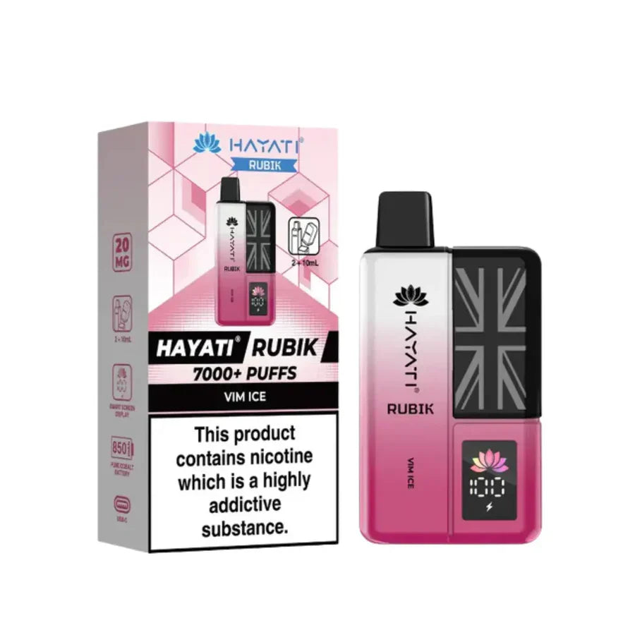 Hayati Rubik 7000 Prefilled Vape Kit 7K Puffs 20mg