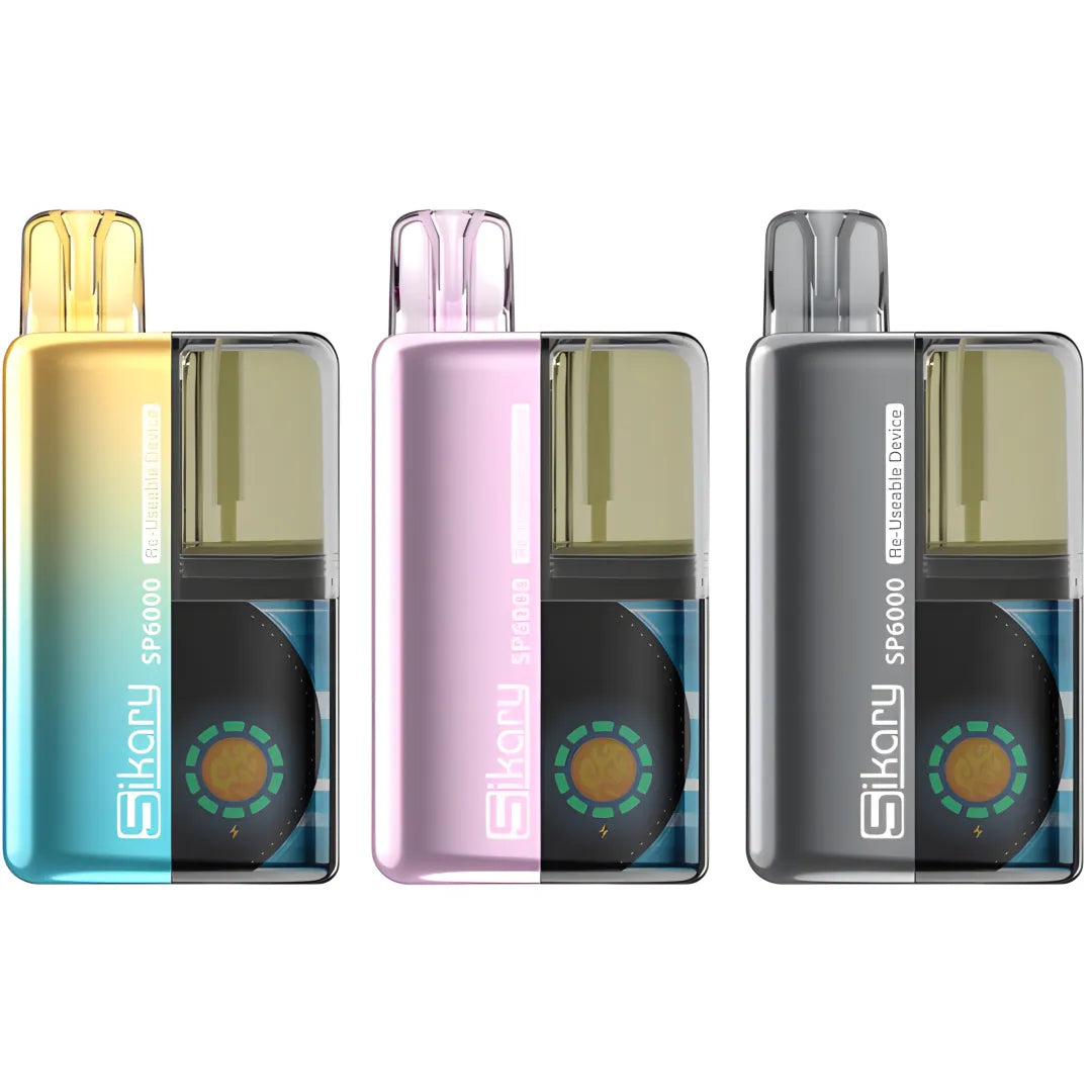 Sikary Tako SP6000 Rechargeable Vape Kit 6K Puffs 20mg